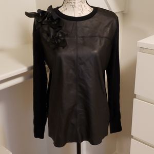 Ted Baker black sweater with flowers